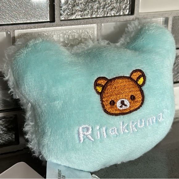 San-X RILAKKUMA Let’s Enjoy A Nap On A Cloud Plush Pillow Cushion 4” Kawaii NEW - Picture 7 of 15